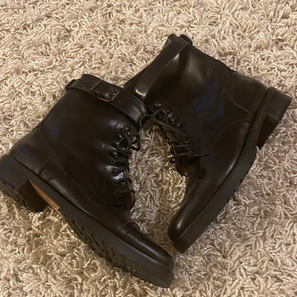 Pret Black Leather Women's Boots size 37 - Picture 2 of 7